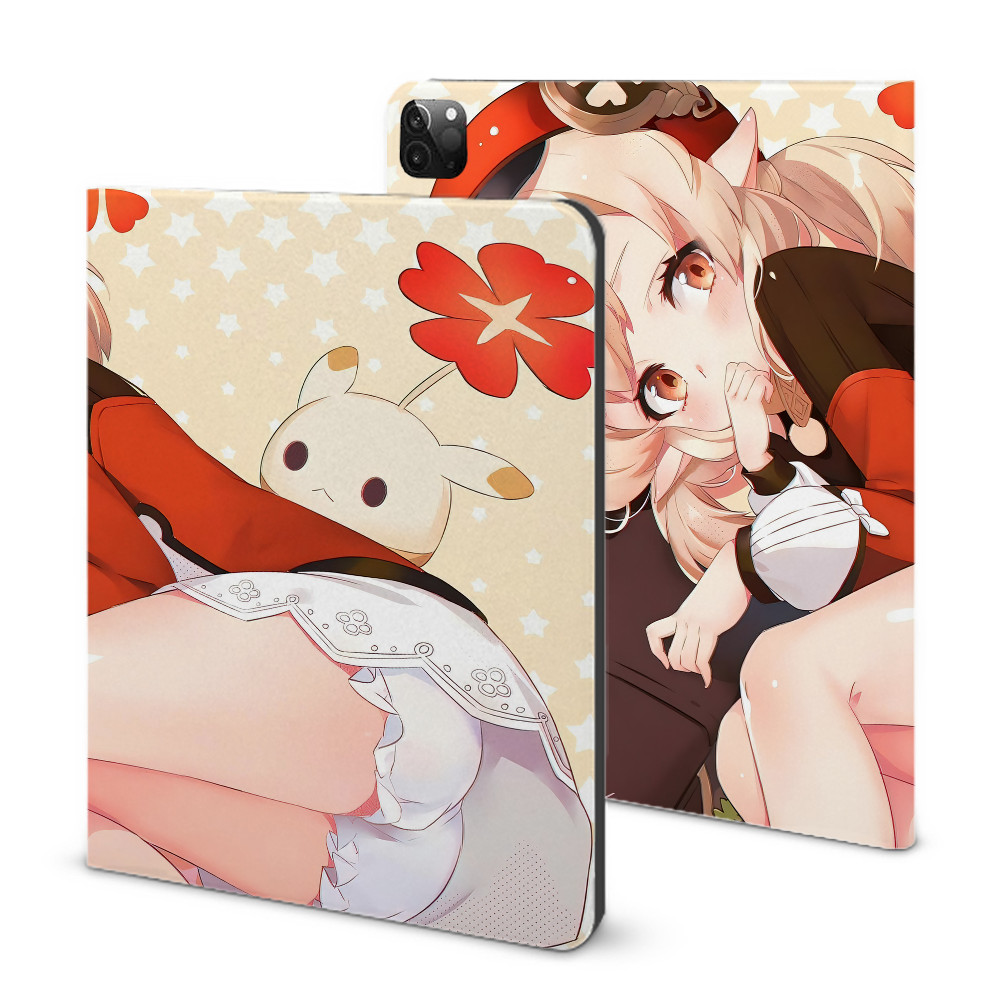 げんし神 genshin IPadケース ペンホルダー付き ブックスタイルデザイン